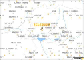 map of Bou Souar