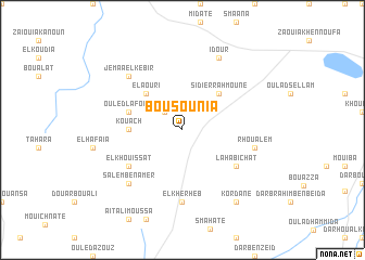 map of Bou Sounia