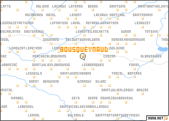 map of Bousqueynaud