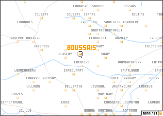 map of Boussais