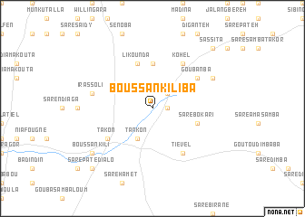 map of Boussankili Ba