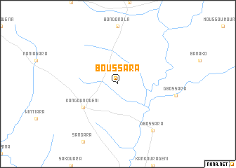 map of Boussara