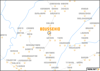 map of Boussehio