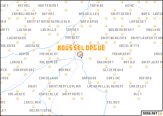 map of Bousselorgue