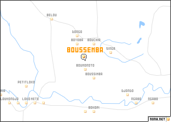 map of Boussemba