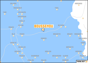 map of Boussemou