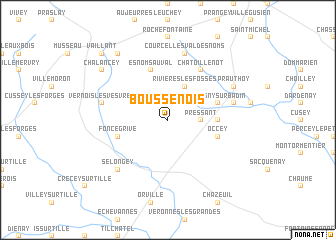 map of Boussenois