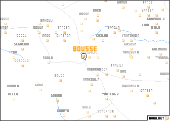 map of Boussé