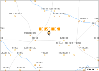 map of Boussikomi