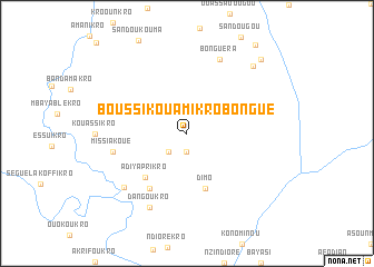 map of Boussikouamikro-Bongué