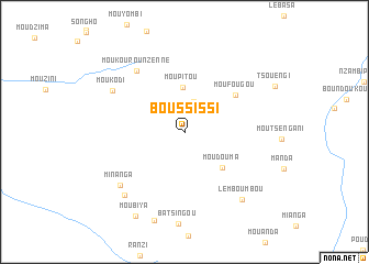 map of Boussissi