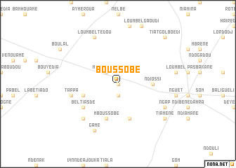 map of Boussobé