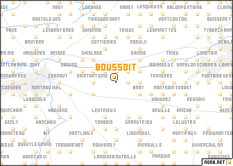 map of Boussoit