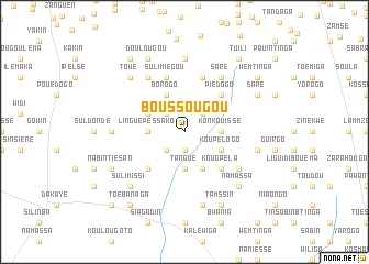 map of Boussougou