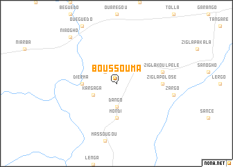 map of Boussouma