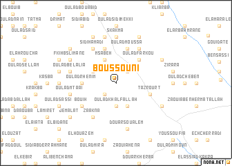 map of Boussouni