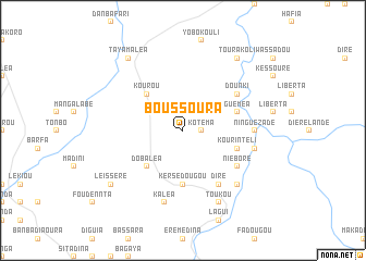 map of Boussoura