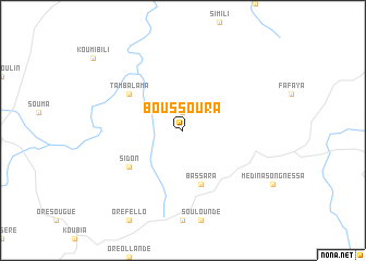 map of Boussoura