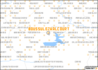 map of Boussu-lez-Walcourt