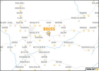 map of Bouss