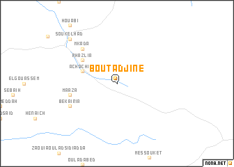 map of Bou Tadjine