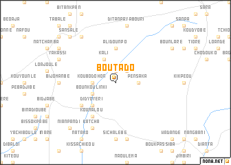 map of Boutado