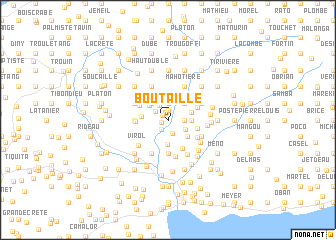 map of Boutaille