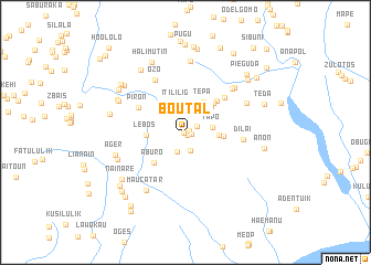 map of Boutal