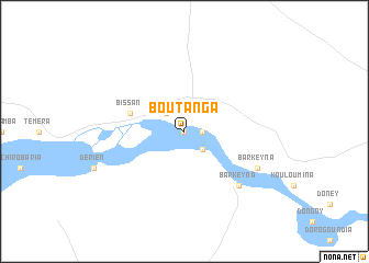 map of Boutanga