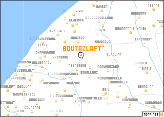 map of Bou Tazlaft