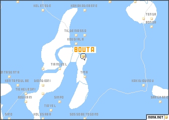map of Bouta