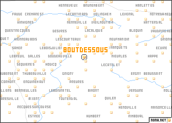 map of Bout-Dessous