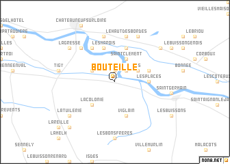 map of Bouteille