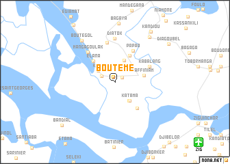 map of Boutème
