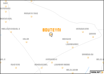 map of Bouteyni