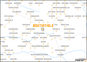 map of Boutiatialé