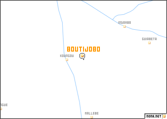 map of Boutijobo