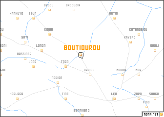 map of Boutiourou