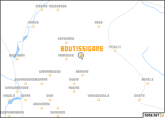 map of Boutissigaré