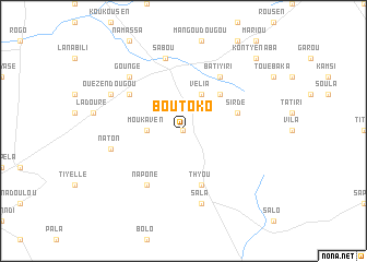 map of Boutoko