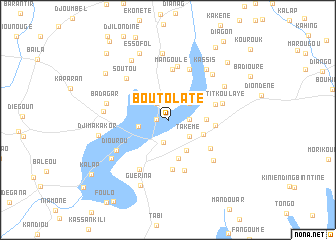 map of Boutolate