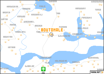 map of Boutomale