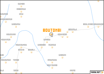 map of Boutombi