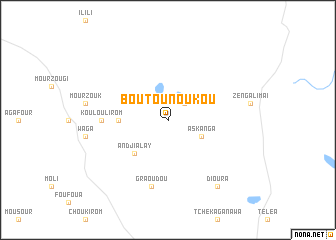 map of Boutounoukou