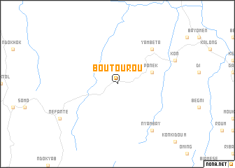 map of Boutourou