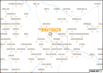 map of Boutouza