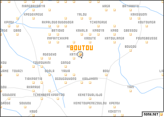 map of Boutou