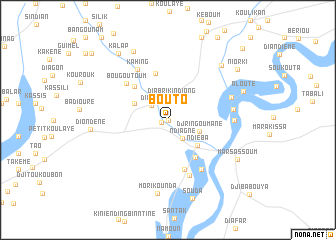 map of Bouto