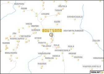 map of Boutsana