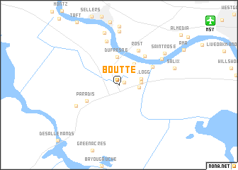 map of Boutte